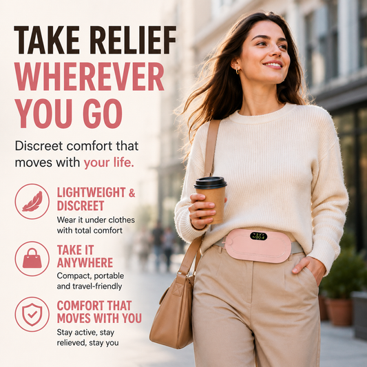 WarmEase Waistband - Fast Soothing Heat for Cramps & Lower Back Pain
